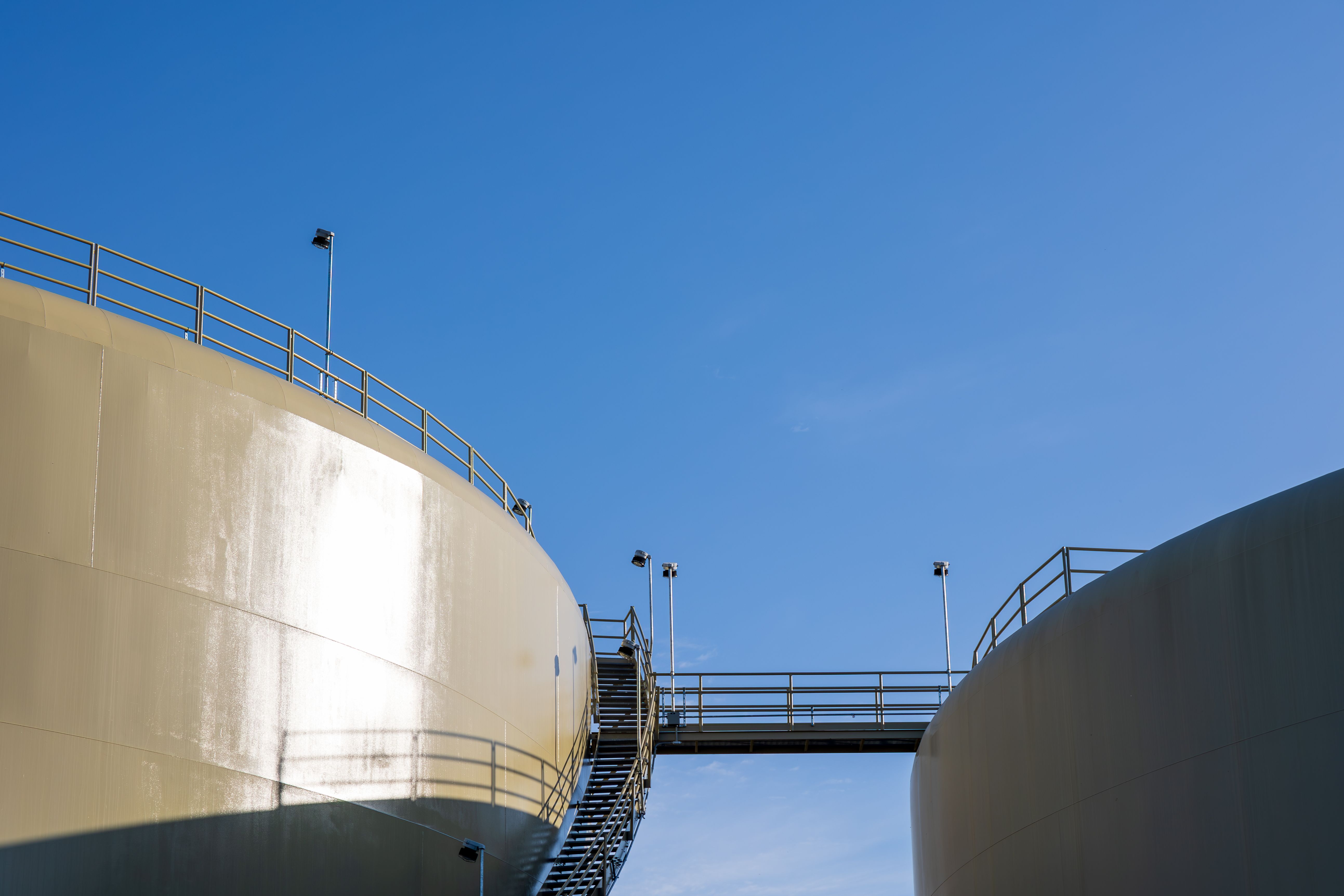 Petroleum storage tank farm